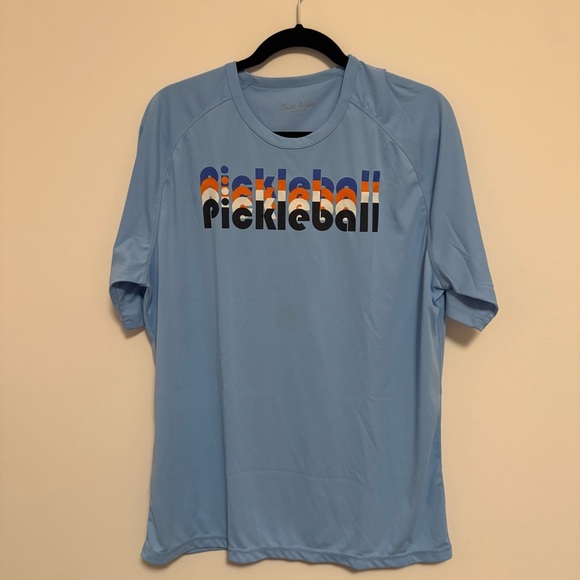 Court Haley Pickleball Men's Blue Shirt Size L - Picture 1 of 6